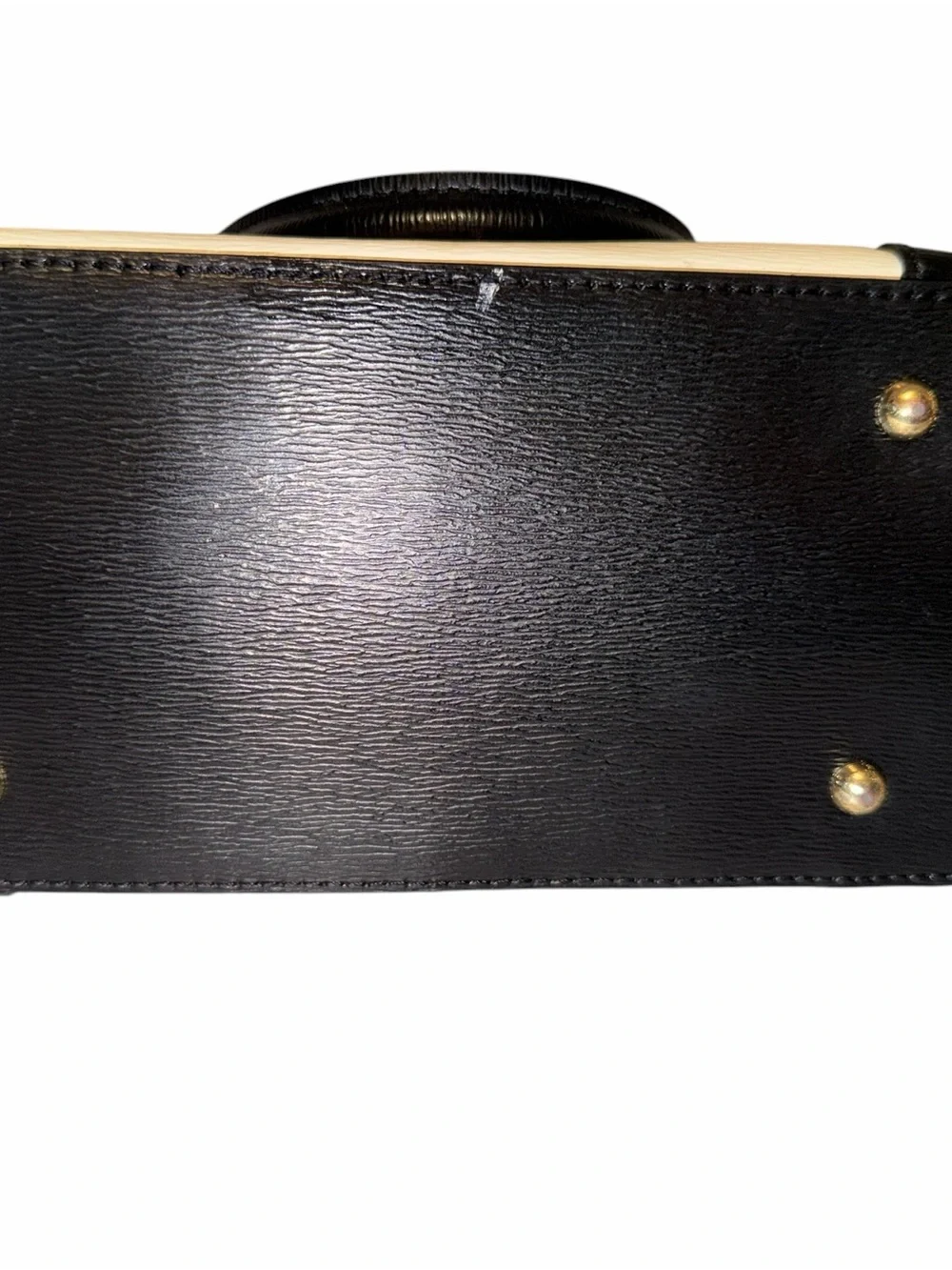Ralph Lauren Newberey Double Zip Two-Tone Satchel in Black & Vanilla